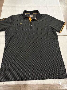 [XXL]Galvin Green Polo Men XXL Polka Dot Ventil 8-PLUS Polo Golf Short Shirt